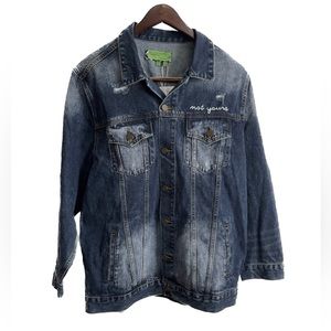 NEW Free People x Sandrine Rose “Not Yours” Denim Jacket